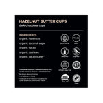 HAZELNUT BUTTER CUPS - 72% CACAO